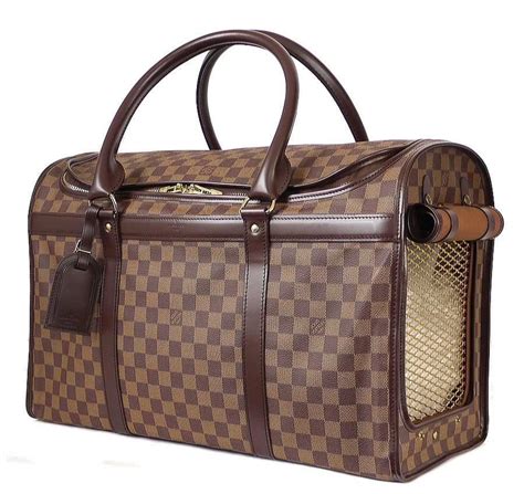 louis vuitton dog carrier cost|louis vuitton dog collar large.